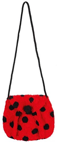 O41162 Käfer Marienkäfer Plüsch umhänge Tasche von narrenkiste