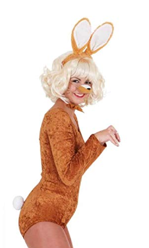 O43821 braun Damen Hasenset Hasenkostüm Kaninchen von narrenkiste