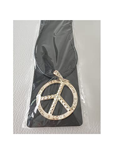 O47621 goldfarbend Damen Herren Hippie Kette Peace O47621 goldfarbend Damen Herren Hippie Kette Peace von narrenkiste