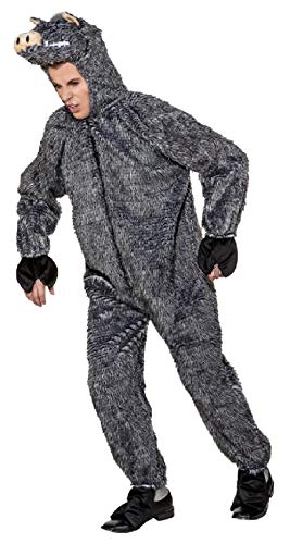 O7255-54-58 grau Herren Wildschwein Kostüm Schwein Overall Gr.54-58 O7255-54-58 grau Herren Wildschwein Kostüm Schwein Overall Gr.54-58 von narrenkiste