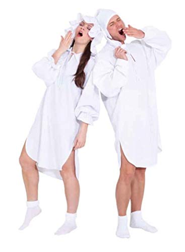 O770-58-60 weiß Herren Nachthemd Schlafwandler Kostüm Gr.58-60 O770-58-60 weiß Herren Nachthemd Schlafwandler Kostüm Gr.58-60 von narrenkiste