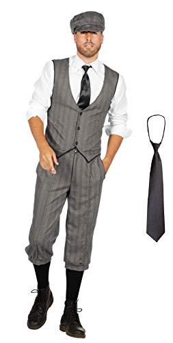 W3303860-52+O22546 grau Herren 1920 er Jahre Mann Kostüm Finn Gr.52 W3303860-52+O22546 grau Herren 1920 er Jahre Mann Kostüm Finn Gr.52 von narrenkiste
