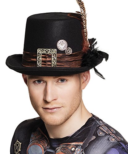 narrenkiste B54501 schwarz Herren Steampunkhut Steampunkzylinder narrenkiste B54501 schwarz Herren Steampunkhut Steampunkzylinder von narrenkiste