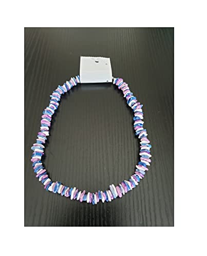 narrenkiste Fu001-4 blau-Flieder-weiß Damen Halskette Halsschmuck narrenkiste Fu001-4 blau-Flieder-weiß Damen Halskette Halsschmuck von narrenkiste