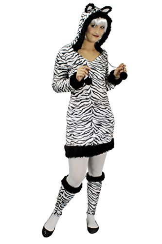 narrenkiste K31250236-36-38 Damen Zebra Kleid Kostüm Pferd Gr.36-38 narrenkiste K31250236-36-38 Damen Zebra Kleid Kostüm Pferd Gr.36-38 von narrenkiste