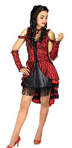 narrenkiste K31250579-36-38 rot-schwarz Damen Saloonlady Can Can Gr.36-38 narrenkiste K31250579-36-38 rot-schwarz Damen Saloonlady Can Can Gr.36-38 von narrenkiste
