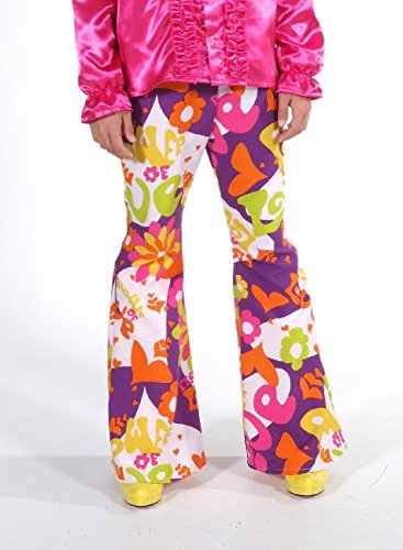 narrenkiste M207027-123-116-A Kinder Hippie-Party Hose Schlaghose Gr.116 narrenkiste M207027-123-116-A Kinder Hippie-Party Hose Schlaghose Gr.116 von narrenkiste