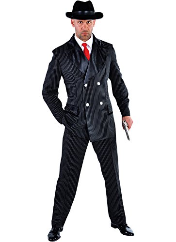 narrenkiste M213247-XL schwarz Herren Gangster-Mafia-Ganoven Kostüm Gr.XL narrenkiste M213247-XL schwarz Herren Gangster-Mafia-Ganoven Kostüm Gr.XL von narrenkiste