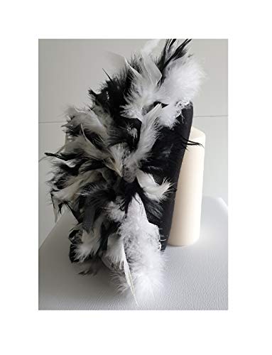 narrenkiste N11-57-58 schwarz mit Silberborte und schwarz-weißer Boa Damen-Herren Funkenhut Gr.57-58 narrenkiste N11-57-58 schwarz mit Silberborte und schwarz-weißer Boa Damen-Herren Funkenhut Gr.57-58 von narrenkiste