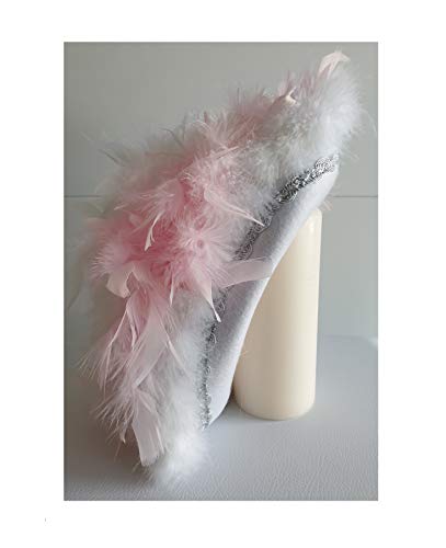 narrenkiste N2-53-54 weiß mit Silberborte und rosa-weißer Boa Kinder-Damen Funkenhut Gr.53-54 narrenkiste N2-53-54 weiß mit Silberborte und rosa-weißer Boa Kinder-Damen Funkenhut Gr.53-54 von narrenkiste