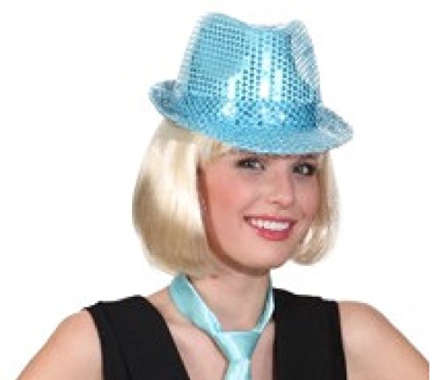 narrenkiste O23115-31 türkis Trilby Pailletten Hut Glitzerhut Partyhut narrenkiste O23115-31 türkis Trilby Pailletten Hut Glitzerhut Partyhut von narrenkiste
