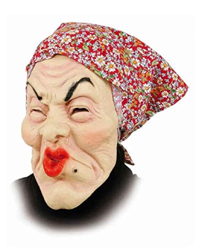 narrenkiste O40604 beige-rot Damen Herren Überziehmaske alte Frau mit Kopftuch narrenkiste O40604 beige-rot Damen Herren Überziehmaske alte Frau mit Kopftuch von narrenkiste