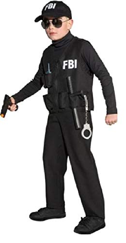 narrenkiste O5323-140-152 schwarz FBI Weste Polizeiweste Gr.140-152 narrenkiste O5323-140-152 schwarz FBI Weste Polizeiweste Gr.140-152 von narrenkiste