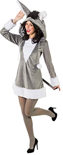 narrenkiste O9140-46-48 grau-weiß Damen Esel Kleid Pferde Kostüm Gr.46-48 narrenkiste O9140-46-48 grau-weiß Damen Esel Kleid Pferde Kostüm Gr.46-48 von narrenkiste