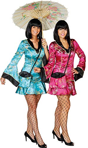 narrenkiste O9476-38-A türkis Damen China Girl Chinesin Chinesen Kostüm Kleid kurz Gr.38 narrenkiste O9476-38-A türkis Damen China Girl Chinesin Chinesen Kostüm Kleid kurz Gr.38 von narrenkiste