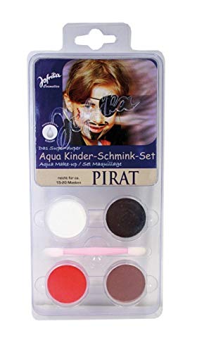 narrenkiste R99625 Kinder-Damen-Herren Aqua Kinder-Schmink-Set Pirat-Piraten von Jofrika von narrenkiste