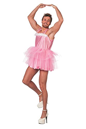 narrenkiste W5669-50 rosa Herren Männerballett Junggesellenabschied Kostüm-Kleid Gr.50 von narrenkiste