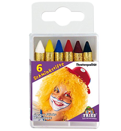 Schminkstifte 6er Box Karnevals - Schminke Faschingfarbe von narrenwelt