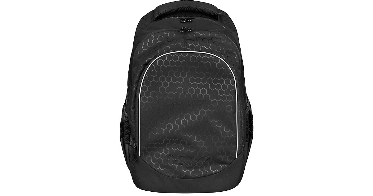 Schulrucksack Fly Lost in Black (2023) schwarz von neoxx