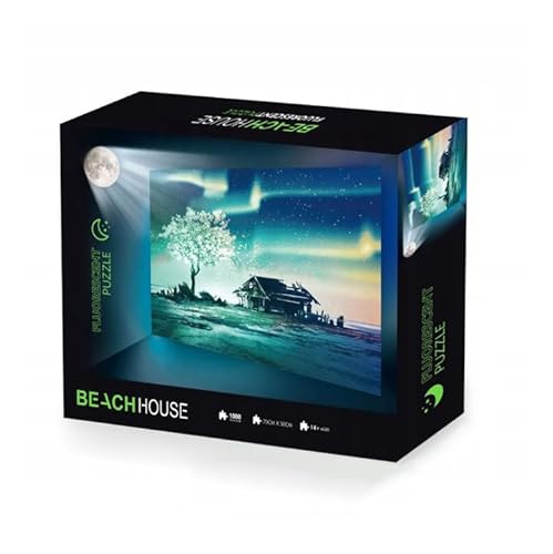 Fluoreszierendes Puzzle 1000 Teile – Leuchtendes Puzzle im Dunkeln für Erwachsene und Kinder, Glow in The Dark Puzzlre Fluoreszierendes Puzzle 1000 Teile – Leuchtendes Puzzle im Dunkeln für Erwachsene und Kinder, Glow in The Dark Puzzlre von nerd hunters
