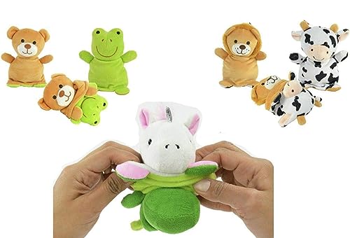 newalds-wunderwelt 3 x SWAPPIES Plüsch Einhorn/Drache, Bär/Frosch, Kuh/Löwe von newalds-wunderwelt