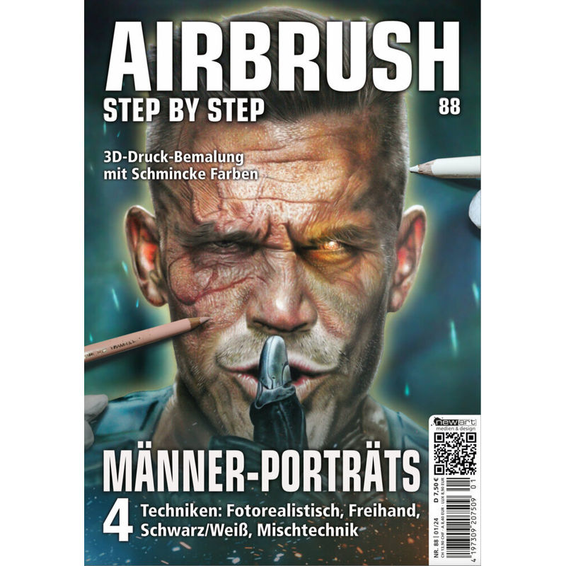 Airbrush Step by Step 88 von newart medien & design