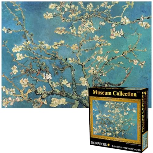 Puzzle 3000 Teile Erwachsene Mandelblüte von Vincent Van Gogh 115 x 82 cm Puzzles für Erwachsene Klassische Puzzles 3000 Teile Erwachsene Van Gogh Puzzles Schwer Erwachsene 3000 Teile von newsbirds