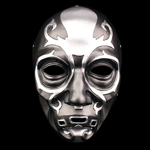 nezababy Death Eater Maske 3D Gruselige Schädelmaske Maskerade Party Geschenke Halloween Cosplay Kostüm Harz Requisiten von nezababy