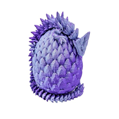 nezababy Drachenei mit Drache, 3D-Gedruckter Drache im Ei, dekorative Ostereierfüller, Ostergeschenke, Heimdekoration (Dracheneier-A1) von nezababy