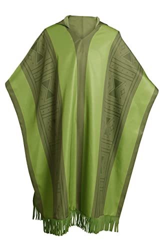 nezababycos Bruno Kostüm für Erwachsene, Cosplay, Umhang, Madrigal, Halloween, Verkleidung, grüner Poncho, Robe, Outfits für Jungen (Erwachsene, X-Large) von nezababycos