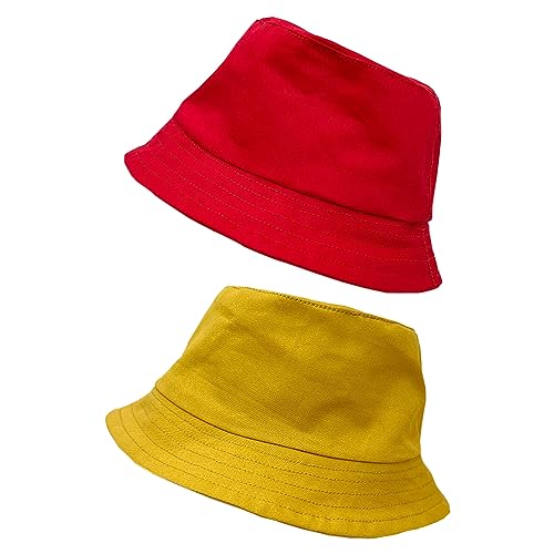 niannyyhouse 10 cm, 15 cm, 20 cm, Plüschpuppenzubehör, solider Fischerhut, mehrere Farben, weiches gefülltes Plüschtier, zum Verkleiden (A6, 10 cm) von niannyyhouse