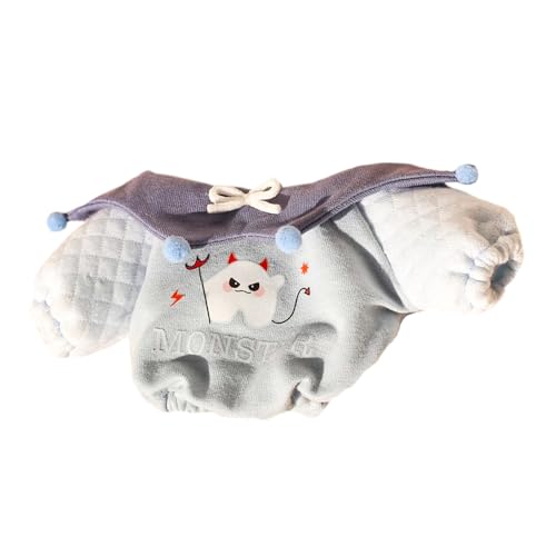 niannyyhouse 10 cm-15 cm 20 cm Puppenkleidung, Einteiler, Monster, Krabbelanzug, gefülltes Plüschtier, Verkleidungszubehör (Blau, 20 cm) von niannyyhouse