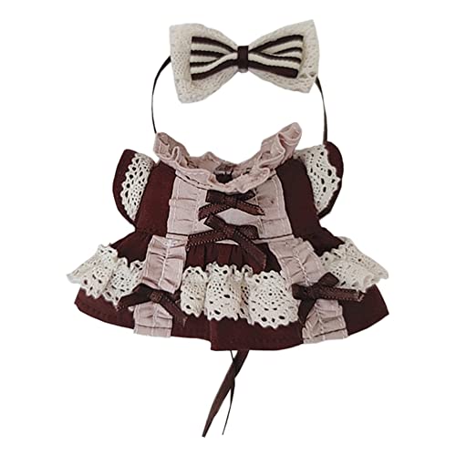 niannyyhouse 10 cm Plüsch-Puppe, Kaffee, Spitze, Kleid niannyyhouse 10 cm Plüsch-Puppe, Kaffee, Spitze, Kleid von niannyyhouse