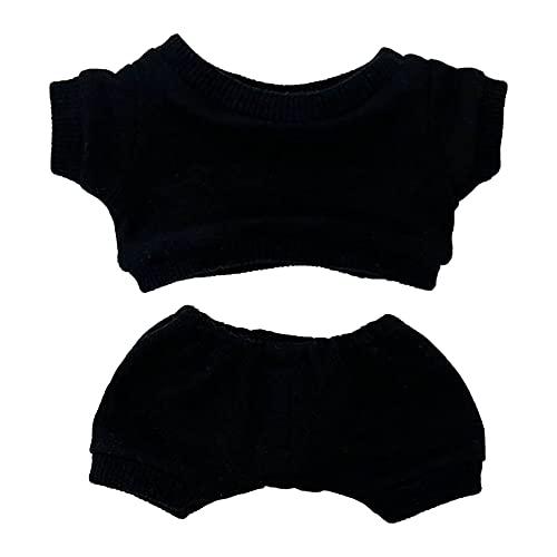 niannyyhouse 10cm Plüsch Puppe Kleidung Sportbekleidung Anzüge Sweatshirts Hosen Puppe Dress up (Schwarz, 10cm) niannyyhouse 10cm Plüsch Puppe Kleidung Sportbekleidung Anzüge Sweatshirts Hosen Puppe Dress up (Schwarz, 10cm) von niannyyhouse