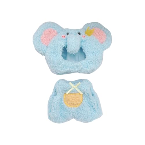 niannyyhouse 17 cm Puppenkleider, Plüsch-Jumpsuits, Zubehör für 15 cm - 17 cm große Puppen (A10) von niannyyhouse