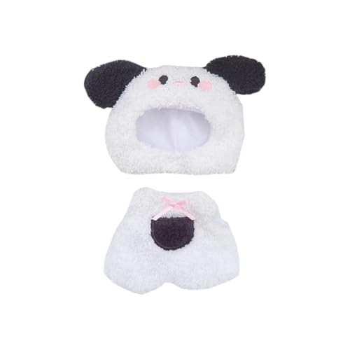 niannyyhouse 17 cm Puppenkleider, Plüsch-Jumpsuits, Zubehör für 15 cm - 17 cm große Puppen (A12) von niannyyhouse