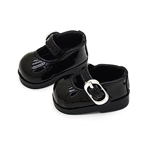 niannyyhouse 20 cm Plüsch-Puppe, High Heels, Lederschuhe, Länge: 5 cm, Puppenzubehör, Schwarz niannyyhouse 20 cm Plüsch-Puppe, High Heels, Lederschuhe, Länge: 5 cm, Puppenzubehör, Schwarz von niannyyhouse