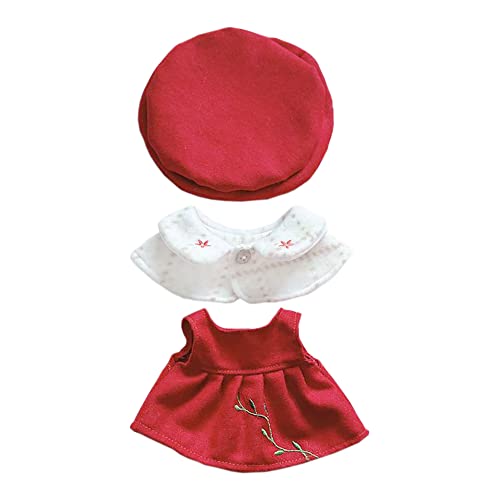niannyyhouse 20 cm Plüsch-Puppen-Zubehör, rote Hutgurte, Rock, Schal, 20,3 cm Puppenkleidung niannyyhouse 20 cm Plüsch-Puppen-Zubehör, rote Hutgurte, Rock, Schal, 20,3 cm Puppenkleidung von niannyyhouse