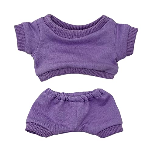 niannyyhouse 20 cm Plüsch-Puppenkleidung, Sportbekleidung, Anzüge, Sweatshirts, Hosen, Puppenkleidung, Violett, 20 cm niannyyhouse 20 cm Plüsch-Puppenkleidung, Sportbekleidung, Anzüge, Sweatshirts, Hosen, Puppenkleidung, Violett, 20 cm von niannyyhouse