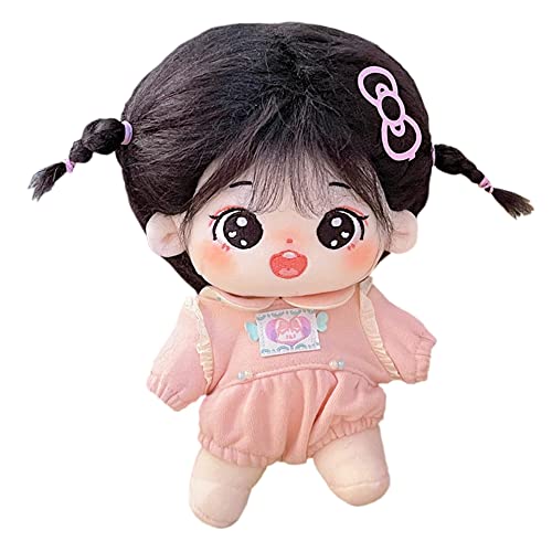 niannyyhouse 20 cm Plüschpuppe, Mädchen, humanoid, gefüllt, kein Attribut, 20,3 cm, normaler Körper, tragbare Kleidung, Verkleidung, Geschenke (A-14, mit Skelett) von niannyyhouse