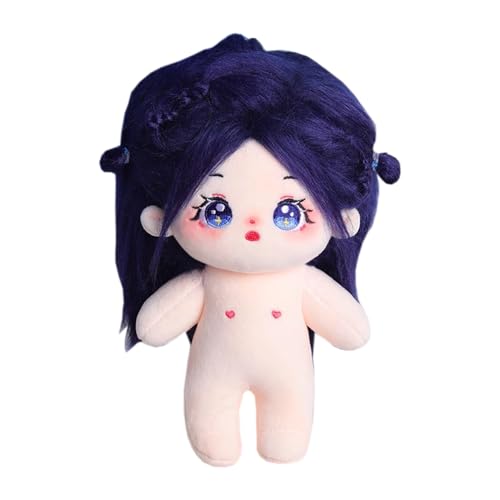 niannyyhouse 20 cm Plüschpuppe, Blaue Sauce, Mädchen, humanoider gefüllter Körper, kein Attribut, 20,3 cm, normaler Körper, tragbare Kleidung, Verkleidung, Geschenke (A-15 - ohne Skelett) von niannyyhouse