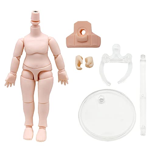 niannyyhouse DOD 10cm Doll Action Figures Body Suitable for 1/12 BJD Dolls Head (Peach Pink-Standard Package A) von niannyyhouse
