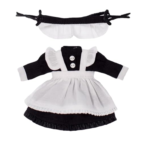 niannyyhouse OB11 BJD Puppenkleidung Kleid Set 1/12 Maßstab 10,9 cm Actionfigur Outfit (G1) von niannyyhouse