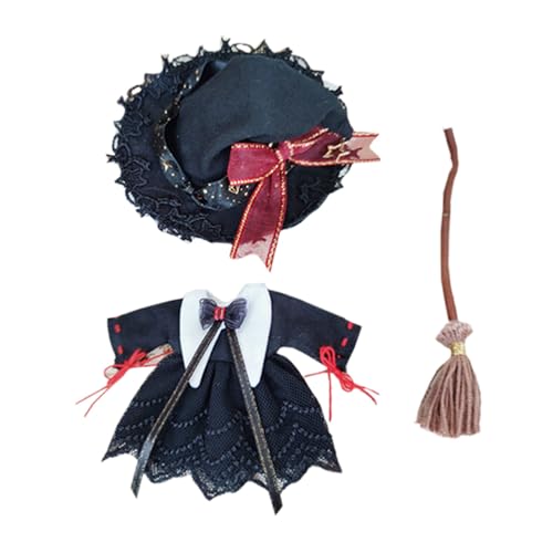 niannyyhouse OB11 BJD Puppenkleidung Kleid Set 1/12 Maßstab 10,9 cm Actionfigur Outfit (I1) von niannyyhouse