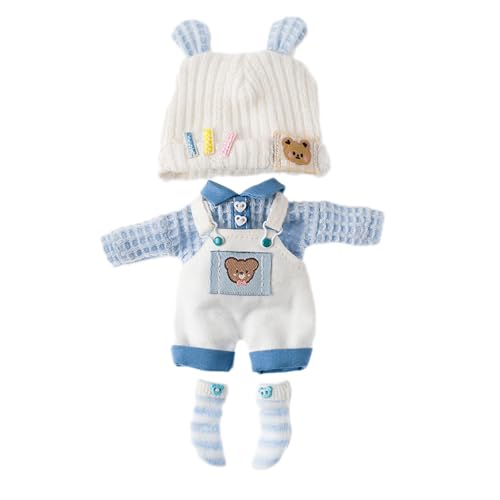 niannyyhouse OB11 Puppenkleidung Hut Pullover Overalls Socken 1/12 Maßstab Bär Anzug Action Figur Outfit niannyyhouse OB11 Puppenkleidung Hut Pullover Overalls Socken 1/12 Maßstab Bär Anzug Action Figur Outfit von niannyyhouse