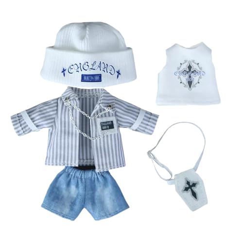 niannyyhouse OB11 Puppenkleidung Maßstab 1/12 BJD Outfit 10,9 cm Actionfigur Zubehör (A1) von niannyyhouse