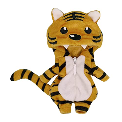 niannyyhouse Obitsu 11 cm Kleidung Verkleiden Tiger Anzug Onesies 1/12 BJD OB11 Puppe 4,3 Zoll (11 cm) Figur Zubehör (D) von niannyyhouse