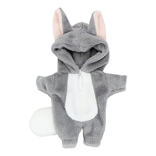 niannyyhouse Obitsu 11 cm Kleidung Verkleiden Wolf Anzug Onesies 1/12 BJD OB11 Puppe 4,3 Zoll (11 cm) Figur Zubehör (E) von niannyyhouse