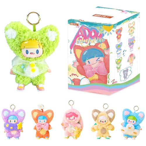 niannyyhouse Plüsch-Blindbox-Puppe, 15 cm, Sammlerstück, Spielzeug-Anhänger, Mystery-Puppe, Blindbox (Einzelbox) von niannyyhouse