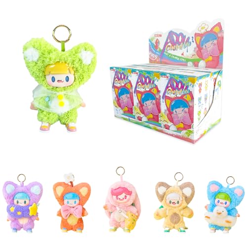 niannyyhouse Plüsch-Blindbox-Puppe, 15 cm, Sammlerstück, Spielzeug-Anhänger, Mystery-Puppe, Blindbox (ganzes Set) von niannyyhouse